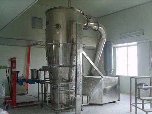 FL and FLP Solid Works Top Spraying Granulation Fluid Bed Dryer FBD